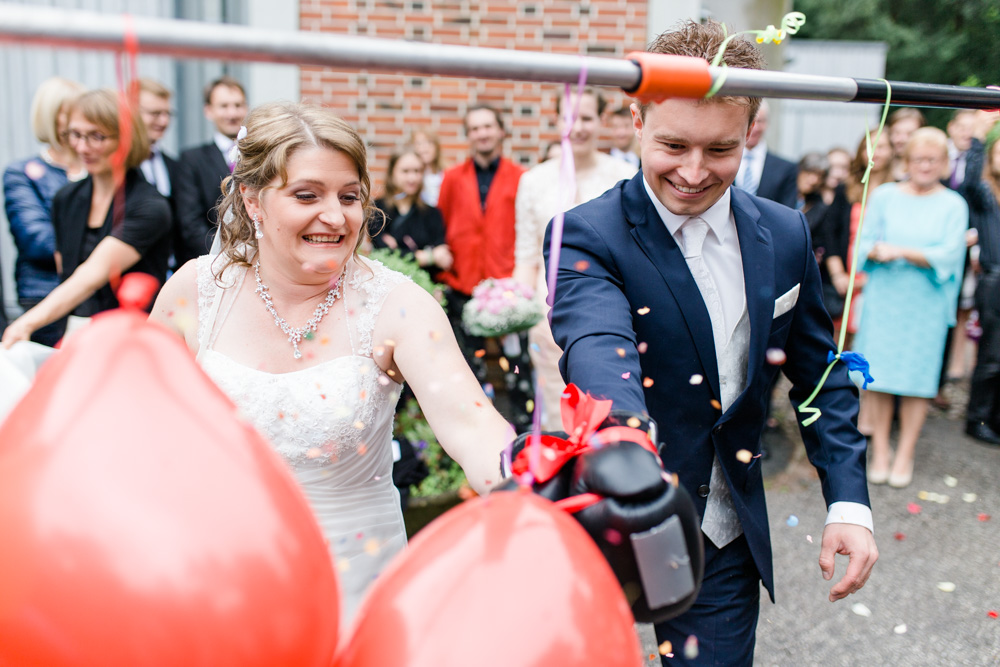 Hochzeitsfotograf St. Christophorus Kirche Hamburg und Restaurant Pellegrini im Margarethenhoff Kisdorf